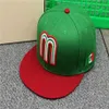 レディストックGorros Ajustados de Mexico Para Hombre y Mujer Gorras de Beisbol Geniales Hip Hop Plano en Blanco Totalmente Cerra297r