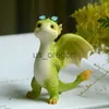 Autre décor à la maison Creative mignon dessin animé dragon ornements dinosaure poupées résine animal maison chambre d'enfant salon décoration cadeau d'anniversaire x0821