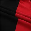 Men's Sweaters High Quality Sweater Men Pullover Fashion Slim Knitwear Jumper Man Patch Work Male Jersey Top Boy Sweatshirt Red Black