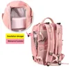 Backpack 2021 17 Inch USB Gym Bag Dry Wet Backpack Female Girl Backpacks Women Nylon Shoulder Bag Student Schoolbag Laptop Business Bag