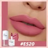 Pudaier Matte Lip Gloss Waterproof Nude Pink Lip Makeup Tattoo Long Lasting Lip Tint Liquid Plumper Lipstick Rouge A Levre Mat