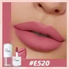 Pudaier mattes Lipgloss wasserdichte nackte rosa Lippen -Make -up Tattoo Langlebige Tint Flüssigfahnen Lippenstift Rouge Eine Levre Matte