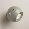 Lampada a parete Carica luci a LED di rilevamento del corpo umano per cablaggio gratis camera da letto lampada leggera lettura di lettura di lettura