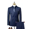 Męskie garnitury na zamówienie pana młodego sukienki ślubne Blazer Pants Business High-end Classic Spodni SA07-22999