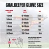 Balls Professional Latex Football Gloves Футбольный мяч вратарь -вратарь детей взрослые утолщенные вратарь пальцы защита 230821