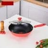 Pannor röd punkt oljepanna non-stick hushåll biff stek induktion spis gas