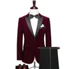 Costumes pour hommes sur mesure marié robe de mariée Blazer pantalon affaires haut de gamme classique pantalon SA07-23999