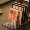 Scatole di archiviazione bidoni Clear Clear Compact Eyeshadow Palette Organizer 7 Grids Display Scatola vassoio Crenatura per trucco per trucco 230818 230818