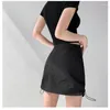 Röcke Frauen Sommer Streetwear Fashion American Draw String Minirocktasche Design High Tailled A-Line Short V537