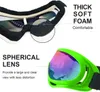 Ski Goggles Anti fog Snow Glasses Candy color Professional Windproof X400 UV Protection Skate Skiing 230821