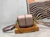 10A klassisk äkta läder T -metallspänne kvinnor Crossbody Bag 1: 1 Mirror Quality Mini Nano Chain Luxury Designer Bag