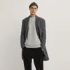 Mens Wool Blends Jackor för kvinnor Spring Fashion Simple SingleBreasted Suit Collar Bekväm version Tyg Woolen Coat Jacket ZZ688 230818