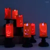 Decorazione per feste Halloween DECORATIVE LAMPAGNO DI PUMPINA LAMPAGNO DI PUMPA LED ELETTRONIC CANDOLE CREATIVE CREATIVE PROPILE LIGHT