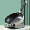 Pans 20cm Personal Panda Face Small Frying Pan Cartoon Non Stick Induction Cooker متعددة الأغراض