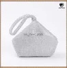 Evening Bags Soft Beaded Women Evening Bags Silver Black Gold Crystal Lady Wedding Bridalmaid Handbags Purse Bag Rhinestones Day Clutches HKD230821