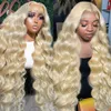 Melodie HD 30 40 Inch 613 Blonde Body Wave Remy Glueless 220%density Lace Front Human Hair Wigs 13x4 Lace Frontal Wig