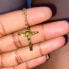 Anhänger Halskette Christin Jesus Kreuz Halskette für Frauen Männer Edelstahlketten Choker Religion Kreuz Anhänger Schmuck Gebet Taufe Geschenke 230821
