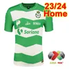 23 24 Santos Laguna Homens Camisas de futebol O. CAMPOS GOVEA F. TORRES A. CERVANTES H. PRECIADO J. CORREA J. BRUNETTA MUNOZ DORIA D. MEDINA Camisa de futebol fora de casa