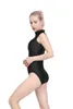 Stage Draag Aoylisey vrouwen mouwloze turtleneck ballet bodysuit gymnastiek jumpsuit romper workout kostuums yoga tank