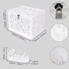 Andra evenemangsfest levererar vår värma DIY White Wedding Card Box med lås PVC -examen perfekt för bröllop baby duschar födelsedagar 230818