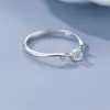 Cluster ringen mode Opening Moonstone Crystal Finger Ring For Women Girls Wedding Party Sieraden JZ735