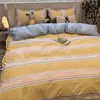 Sängkläder sätter sängkläder set duvet täcker täcke lakan lyxiga nordiska omslag för sängen ... plus storlek koreansk stil