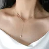 Chaînes collier de perles d'eau douce naturelles chaîne en argent sterling 925 pour femmes cadeau de mariage