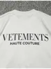 メンズTシャツ高品質2021SS Vetements Tシャツの男性ファッションは私の職業獣医Tシャツ女性トップティーサマースタイルの短袖です