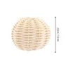 Pendant Lamps 2Pcs Woven Lamp Shade Delicate Light Cover Rattan Lampshade Decor