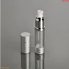 15ml 30ml 50ml 80ml 100ml silver Airless Bottle Cosmetic Package Vacuum Pump Lotion Travel Case#466goods Wrqwm