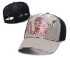 23SS Designer Herren Baseball Caps Frau Marke Tiger Kopf Hüte Biene Schlange Leopard Gestickte Knochen Männer Frauen Sonnenhut Gorras Sport Mesh Trucker Cap