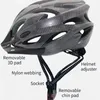 Casques de cyclisme Casque de cyclisme Confort Doublure Léger Creux Hommes Femmes Réglable Équitation Sécurité Tête Protection Vélo Vélo VTT Casque 230821