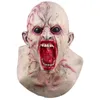 Party Masks Halloween Horrible Mask Flesh-Colored Zombie Scary Cosplay Party Haunted House Headwear 230820