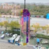 Garden Decorations H D 120mm ABColors Crystal Prisms Suncatcher Rainbow Maker Hanging Drops Pendant For Window Chandelier Parts DIY Home Decor 230818