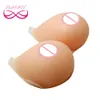 Mama formulário de 1000 gPair D xícara 100% silicone Fake Forms seios artificiais Tits Baú com cinta para crossdresser drag Queen Men 230818