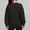 Oversized Crewneck Sweatshirt Perfect Fitness Yoga Sweat Top Women Yoga Shirt Sports Long Sleeve Casual Loose Workout Gym Activewear Sport Coats