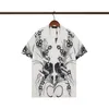 Herren-Designer-Shirt Sommer Kurzarm Casual Button Up Hemd gedrucktes Bowling-Shirt Strandstil atmungsaktiv