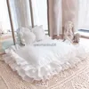 Other Pet Supplies Cat Bed Small Dog Bed Cute Princess Pet Bed TIE Lace Cat Dog Bed with Removable Washable Cover for Cats and dogs HKD230821