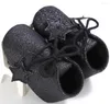 Athletic Shoes 2023 Fashion Baby Girl Kid Black Bling Sequin Stars Party Casual