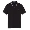 Fred Perry Polo de base pour homme Chemise de designer Polo d'affaires Logo brodé de luxe T-shirts pour homme Top à manches courtes Taille S/M/L/XL/XXL