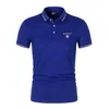Heren Polos 2023 Golf Polo Shirt Summer Classic Kortelige katoencasual Sports Jacket 230821