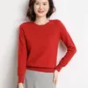 Kadın Sweaters 2023 Lady Keçi Kaşmir için Sonbahar ve Kış Giysileri Kadınlar Outkal Yumuşak Twears