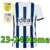 23 24 24 Koszulki piłkarskie West Bromwich Yellow Livermore Diang Brunt Albion Football Shirt 2023 2024 Home Away Away Rubson-Kanu Phillips Zestawy Zestawy mundurów w pełnym zestawie dorosłym