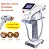 Heiß tragbar 808nm Diodenlaser Permanent Haarentfernung Depilacion Depilator Beauty Salon Equipment 3 Wellenlängen 755 Nm 1064nm 808nm zum Verkauf