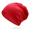 Berets 2023 Frauen Männer stilvolle Mütze Hut dünner Hip-Hop Weiche Stretch Slouchy Outdoor-Schädelkappe geeignet für den Frühjahr Herbst Sommer