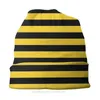 Berets Striped Skullies Beanies Caps Yellow And Black Honey Bee Stripes Hat Sport Sports Bonnet Hats For Men Women