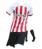 23 24 24 SUNDERLAND SOCCER Jerseys Stewart Simms Roberts Amad Clarke Embleton Embleton Evans O'Nien Football Shirt Pritchard Stewart Mens Kit dla dzieci 666