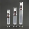 15ml 20ml 30ml 프로스트 진공 진공 리필 가능한 로션 병 Airless Pump Bottle Guubp