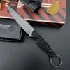 Toor Knives Anaconda ustalona nóż ostrza 3.75 "8CR13MOV Tlenek Ostrze Czarne G10 Uchwyty ratownictwo na zewnątrz Rescue Self-Offense Tactical Camp Bojowalność narzędzia EDC