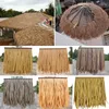 Decorative Flowers Pavilion Straw Thatch Plants Fake Artificial For Outside Simulation Thatched Roof Garden Decor